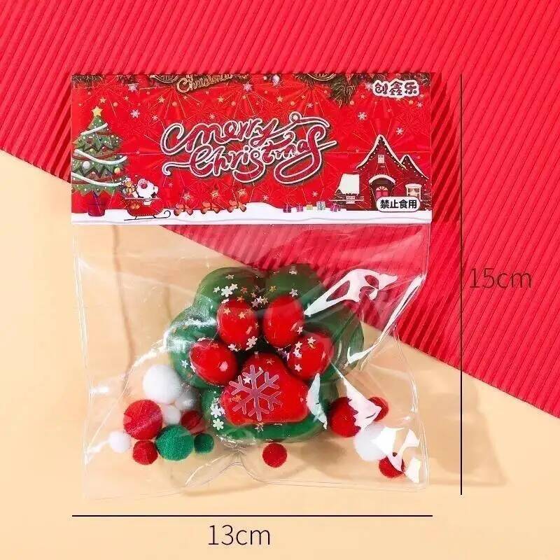 Christmas Cat Paw Squishy Fidget Toy Cute Slow Rebound Stress Relief Toy Pinch Decompression 2025 Xmas Gift Cat Claw Squeeze Toy