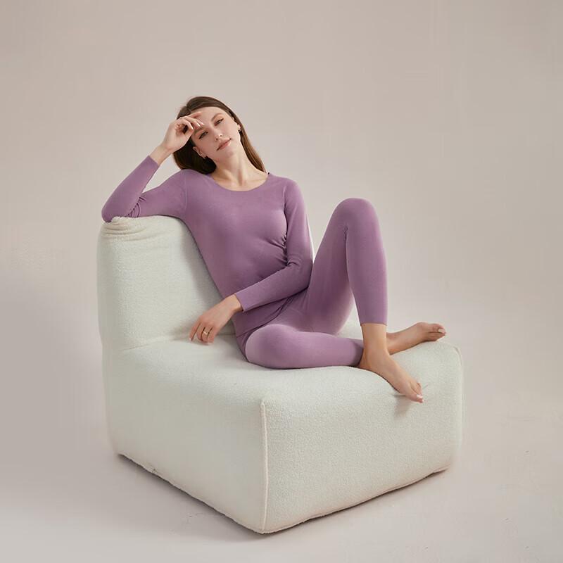 Hengyuanxiang Women's Anti-Bacterial Seamless Thermal Underwear Set