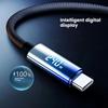240 Вт Двойной USB C Кабель Быстрая Зарядка Нейлоновая Оплетка Type-C на Type-C Дата-Кабель для Samsung Huawei Xiaomi Ноутбука Телефона