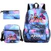 Girls Backpack College Style Large Capacity Lightweight Travel Backpack  Bag Three-Piece Set