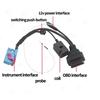 Профессиональный высокоскоростной удлинительный кабель OBD2 для автомобилей 4-го поколения Позволяет одновременное подключение устройств