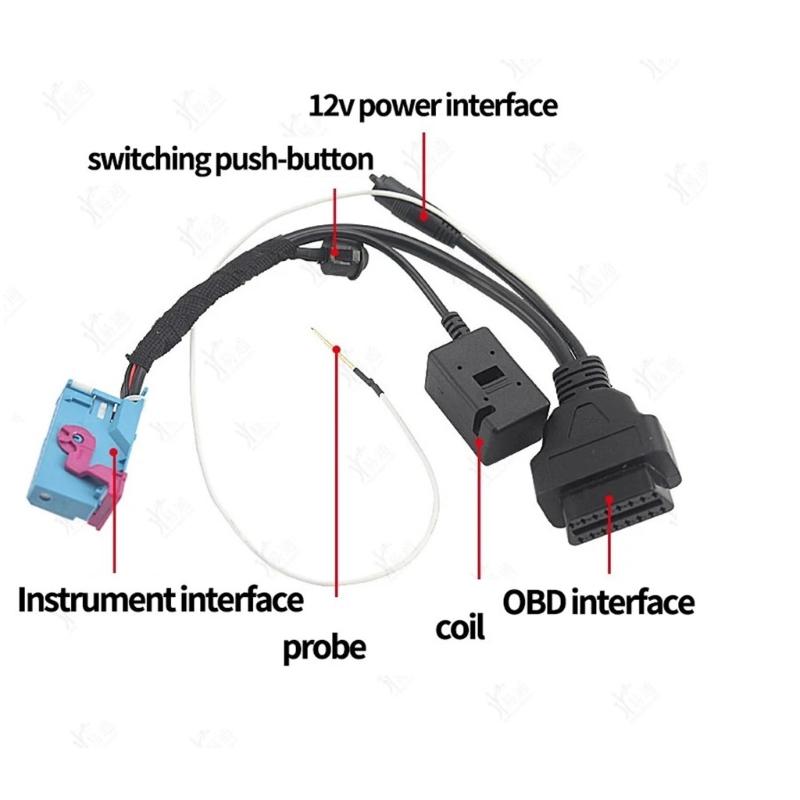 Профессиональный высокоскоростной удлинительный кабель OBD2 для автомобилей 4-го поколения Позволяет одновременное подключение устройств