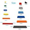 200 шт. Конструктор DIY Толстостенные Фигурки Кирпичики 1x4 Точки Образовательный Творческий Размер Совместимый с Брендами Игрушки для Детей