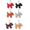 PU Leather PU  Dog Keychain Animal Dog Car Key Ring Chain Puppy Keychain  Backpack Decoration