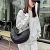 Women's Plaid Crossbody Messenger Bag Nylon Shoulder Bags Large Capacity Travel Half Moon Belt Bag Ladies Hobos Bag CLE