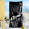 Juventus Customize Your Name Beach Towel Quick-Dry Soft Microfiber Ideal for Travel Outdoor Swim Pool Yoga Surf Camping Hiking Gym Gift Holiday
