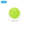 PATIKIL Golf Practice Pack of 72mm Limited Flight Plastic Golf Training Hollow Airflow Golf Balls for Driving Range Swing for Pets Balls, 6, Balls,