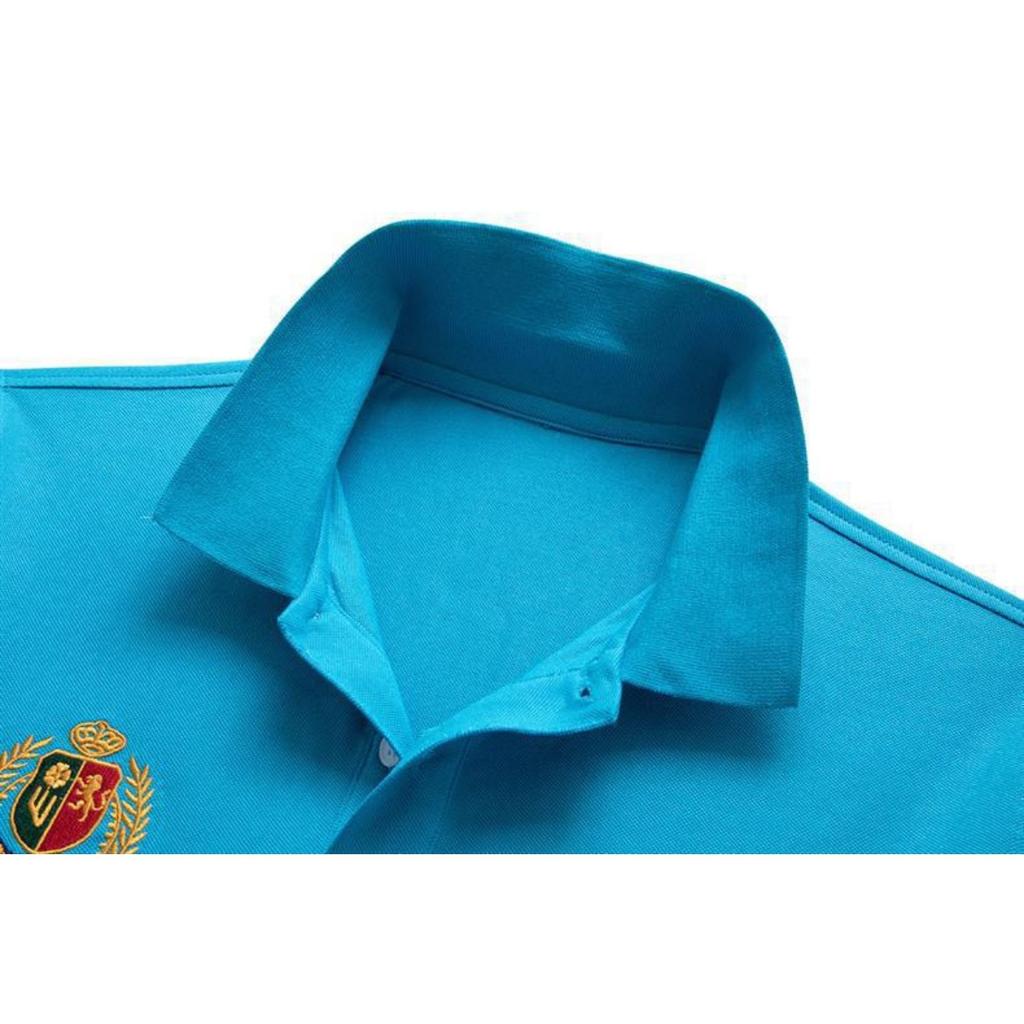 TrendHub New High Quality Men Polo Shirts High Street Short Sleeve Mens Shirts Turn-Down Collar Polo Shirt Men