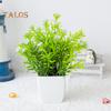 Поддельное растение, мини-украшение, устойчивое к УФ-излучению декоративное украшение для стола, центральная часть искусственного растения в горшке, домашний декор