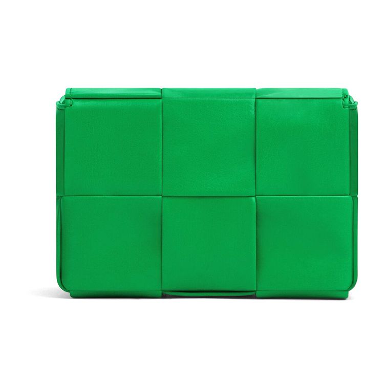 Bottega Veneta Mini Cassette Bag Parakeet/Silver Men Shoulder_bags Green 667048-VCQ72-3724
