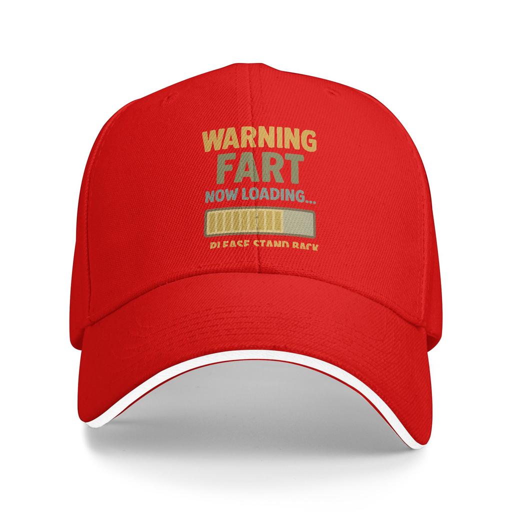 Summer Warning Fart Now Loading Baseball Cap Outdoor Sport y2k Funny Design Sun Trucker Hat Unisex Adult Hot Sale Snapback Cap