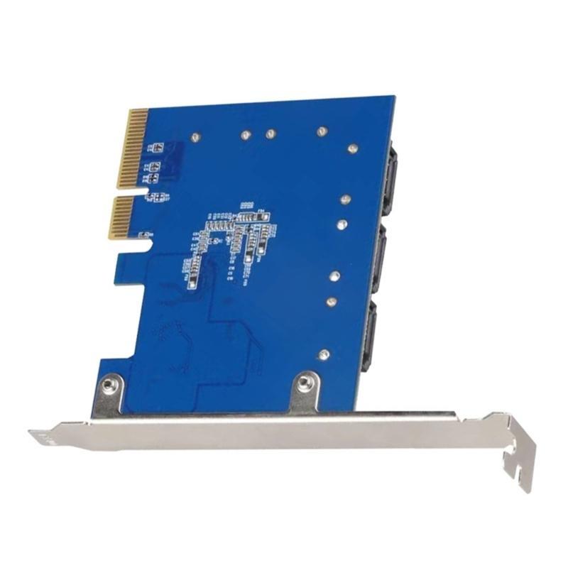 PCIE To Sata3 Expansion Card Adapter 5 Port 6Gbps Fast Speed For Desktop Solid Disk Conversion Board