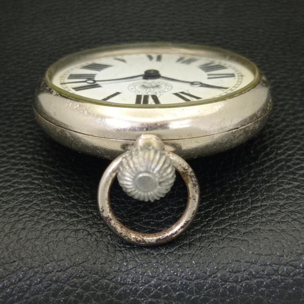 USED DECO HAND-WINDING SWISS POCKET ORIGINAL DIAL WATCH A432229-2 R110-a432229