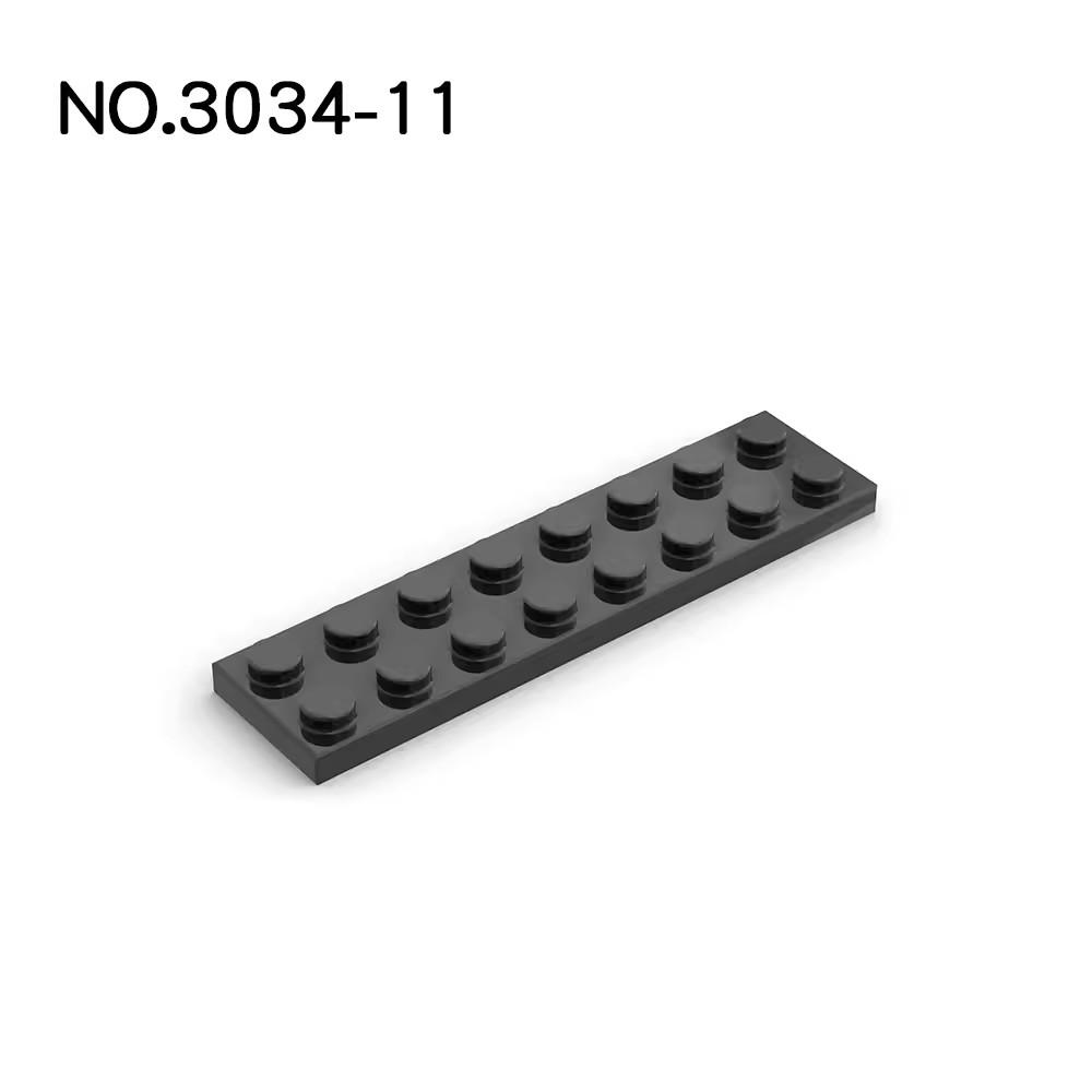 Нетоксичные 20 шт. Детали Модели 3034 Пластина 2 x 8 Совместимые Кирпичики DIY Сборка Строительные Блоки Частицы Детская Головоломка Развивающая Игрушка Подарок на День Рождения