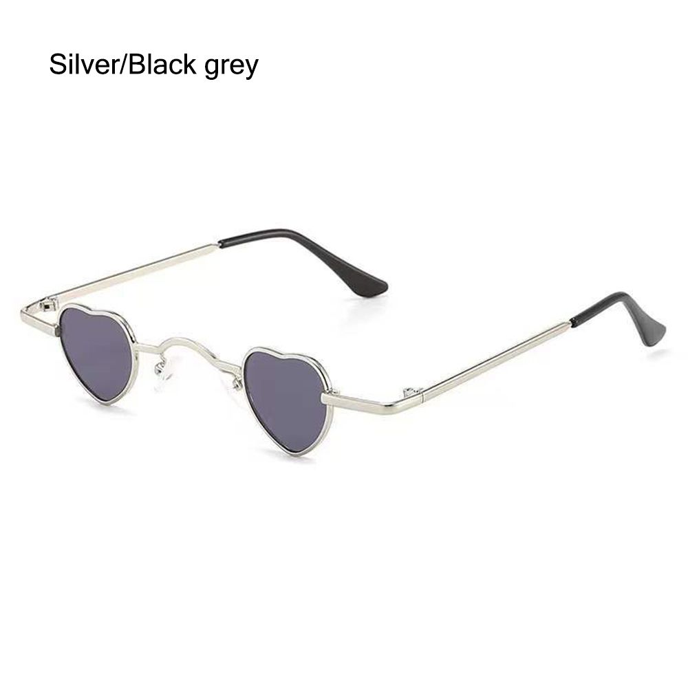 Retro Candy Color Punk Hip Hop Heart-Shaped Sunglasses Ultra-small Sun Glasses Shades