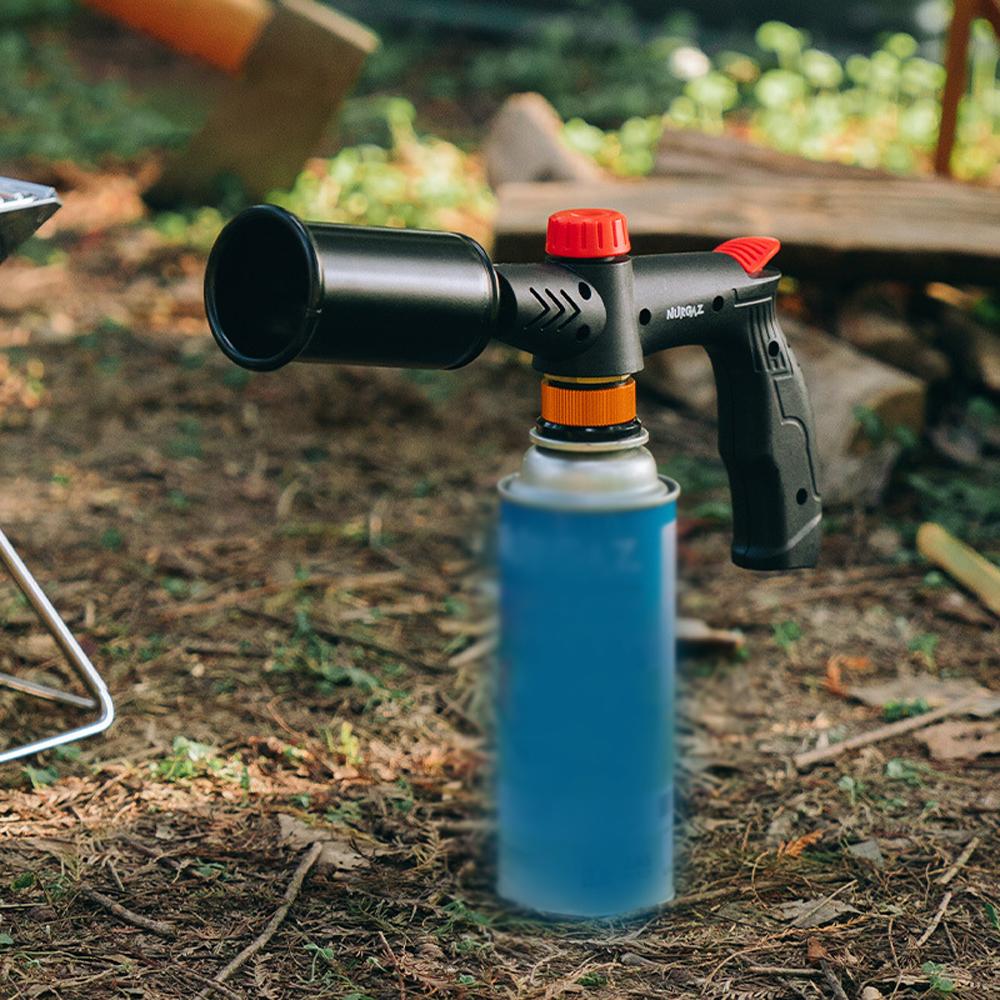 High Power Camping Handheld  GasTorch Portable Outdoor Burners Charcoal Burning Tool Picnic BBQ