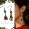 Exquisite Women's Stainless Steel Christmas Tree Earrings: High-End, Versatile Alloy Jewelry