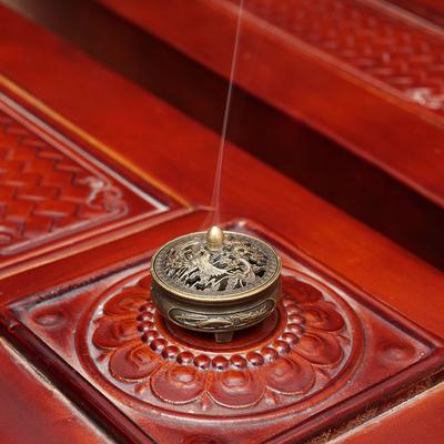 Аромалампа Треножник Резной Дракон Феникс Аромалампа Аромалампа из Сандалового Дерева Аромалампа Аромалампа Украшение