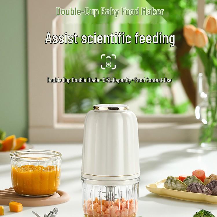 Multi-Functional Electric Baby Food Maker & Meat Grinder with Glass Bowl