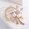 Hot-Selling Bustling Pearl Flower  High-Grade Pearl  Garland Brooch Corsage Corsage Women Accessories