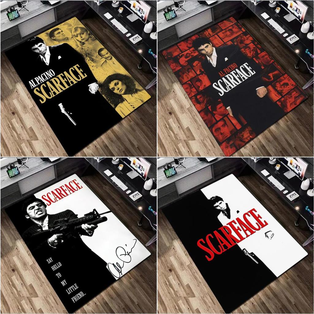 Scarface Rug - Home carpet Office Decorative Carpet For Living Room Bedroom Door Mat Floor Rug Computer Chair Area Rug