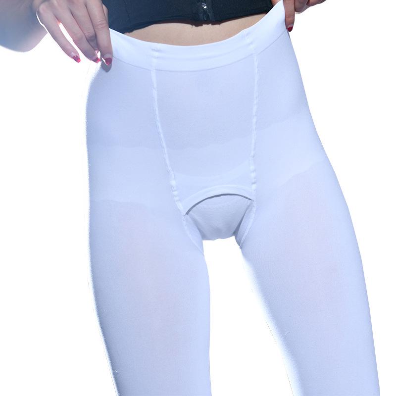 Мужские вельветовые колготки Qinghe 200D с двойной ластовицей - Осень/Зима