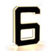 0-9 A-B Illuminated House Number Sign 12V Power Home Wall Decor Decor LED Address Sign  Home Wall