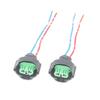New Durable 4Pcs H11 H8 Female Adapter Wiring Harness Socket Wire Plug For Fog Light