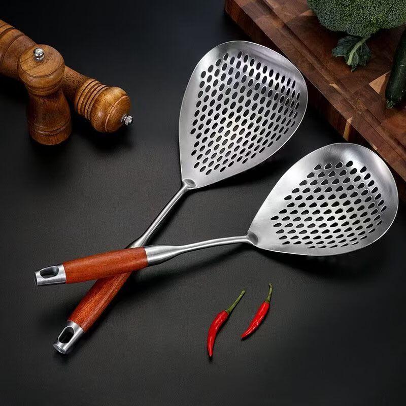 Stainless Steel Slotted Strainer Spoon