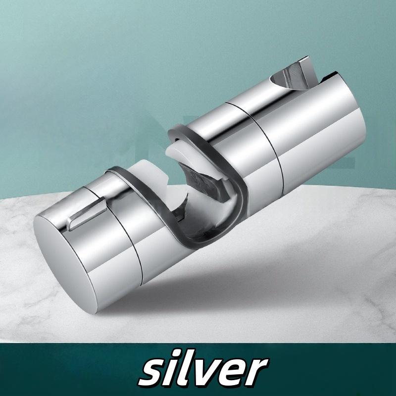 1 шт. Универсальный держатель для душевой лейки Регулируемый 18~25 мм АБС-пластик Хром Держатель для душевой штанги Аксессуары для ванной комнаты Монтажные кронштейны для душа