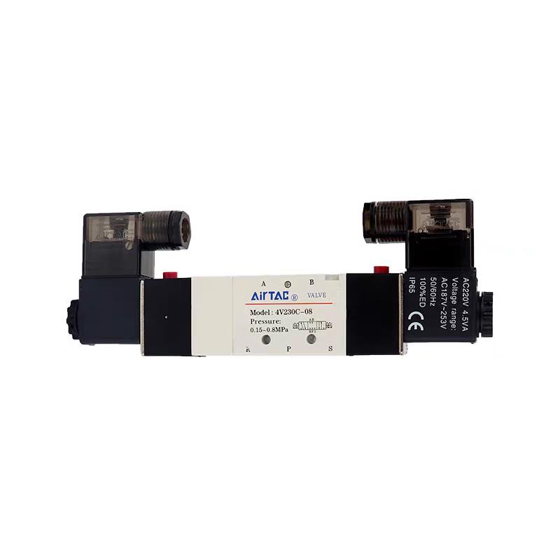 AIRTAC 3-Position 5-Way Center-Sealed Solenoid Valve