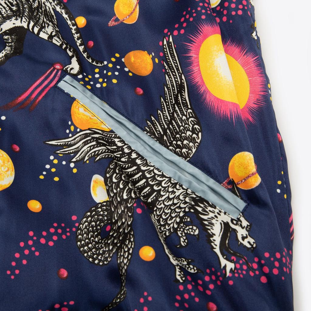 Gucci Шелковая бомбер-куртка 'Космические Животные' 473303-Z451F-4921