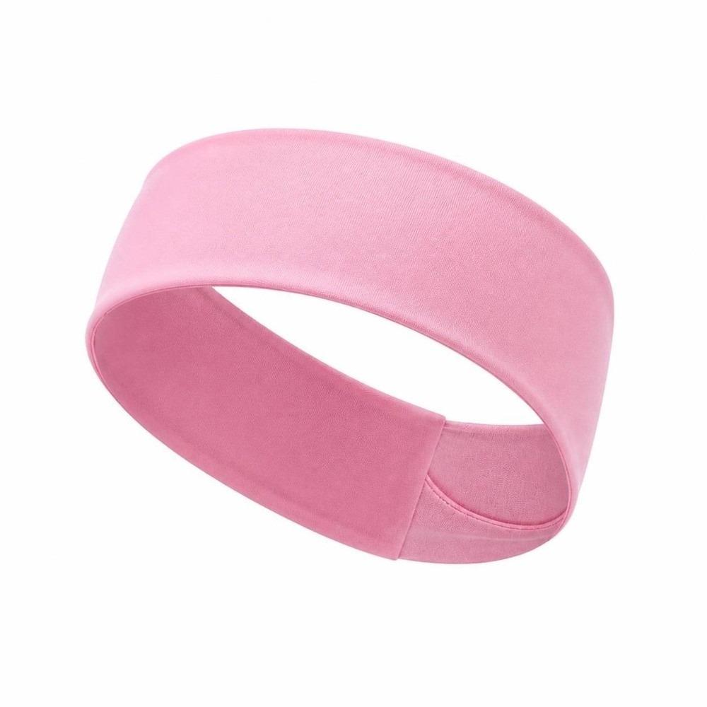 Solid Color Yoga Headbands Hair Fixing Hole Fitness Hair Bands Sports Headbands Workout Use
