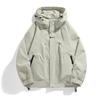 Американская куртка мужская Spring Mountain Outdoor Three-proof Casual Loose Tooling Hooded Jacket