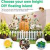 1 Pack/4 Pack Flower Design Bee Bath Metal Butterfly Bird Bath Bowl  Outdoor Garden Yard Decor
