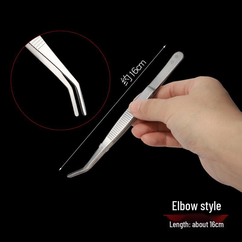 Нескользящий пинцет из нержавеющей стали для садоводства, аквариумов и суккулентов