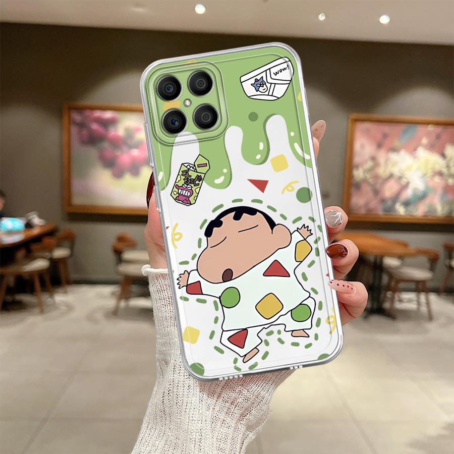 Cartoon Crayons Shinchan Soft Phone Cover Case for Honor X7b X8b 90 Lite X8 X8a X9b X9a