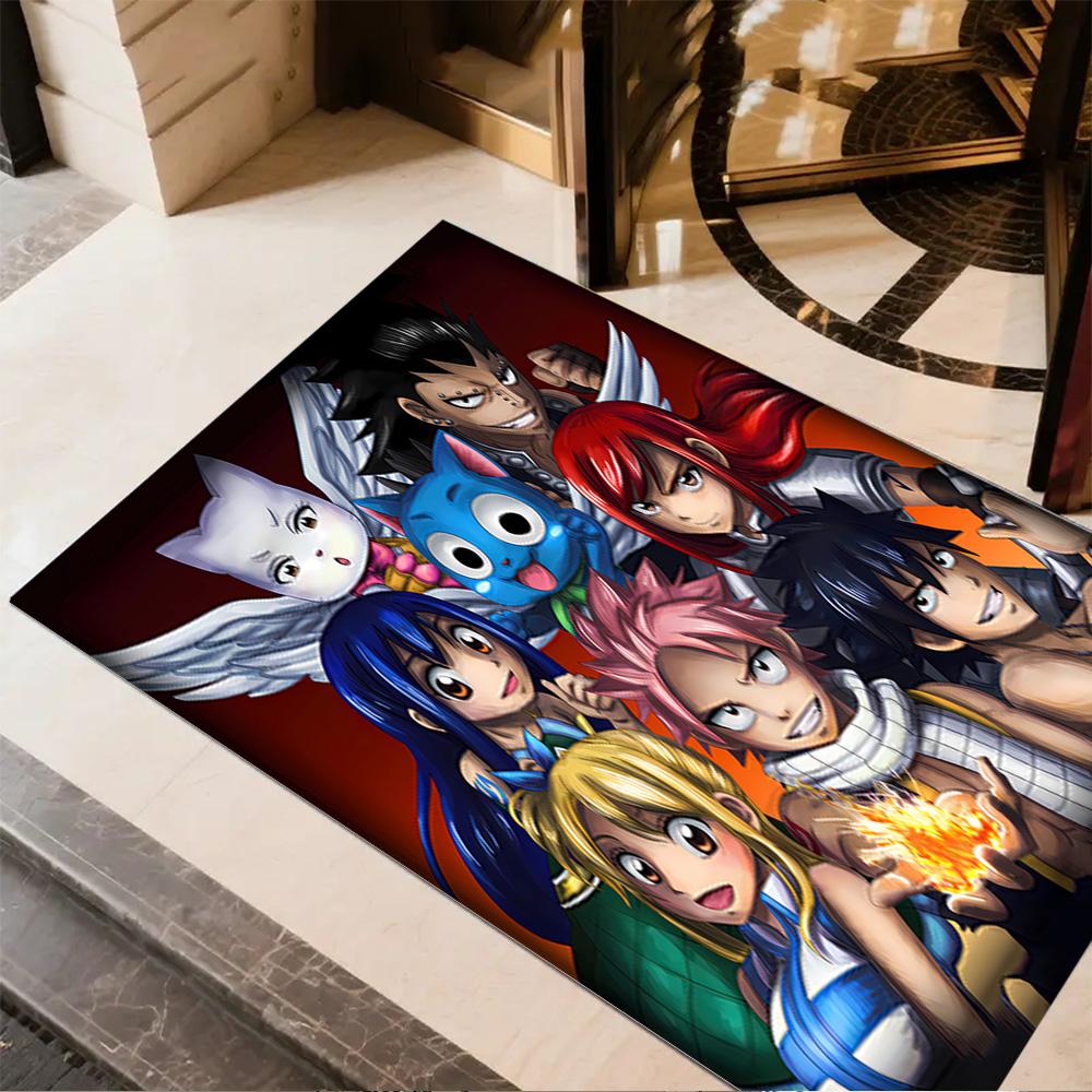 Fairy Tail Adventure Floor Rug Office Rug Design for Study room Hallway Dormitory Foyer Anti-slip Rug Office home decor