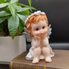 Смола Милый Европейский Стиль Ангел Смола Крыло Фигурка Творческая Статуя Мемориал Херувим Скульптура Украшения Изделия Из Смолы Декоративные