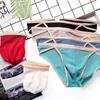 Men's Summer Ultra-Thin Ice Silk Quick-Drying Low Waist Briefs - Youthful, Skin-Friendly, Solid Color