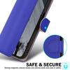 (Google Pixel 8 Pro, Blue) For Google Pixel 8 Pro Leather Wallet Phone case