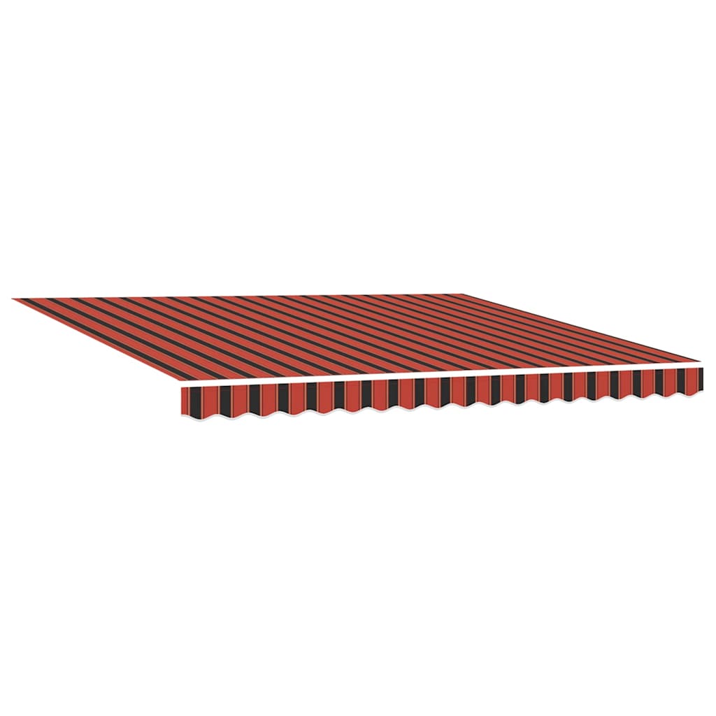Retractable Awning Orange and Brown 400 x 300 x 165 cm