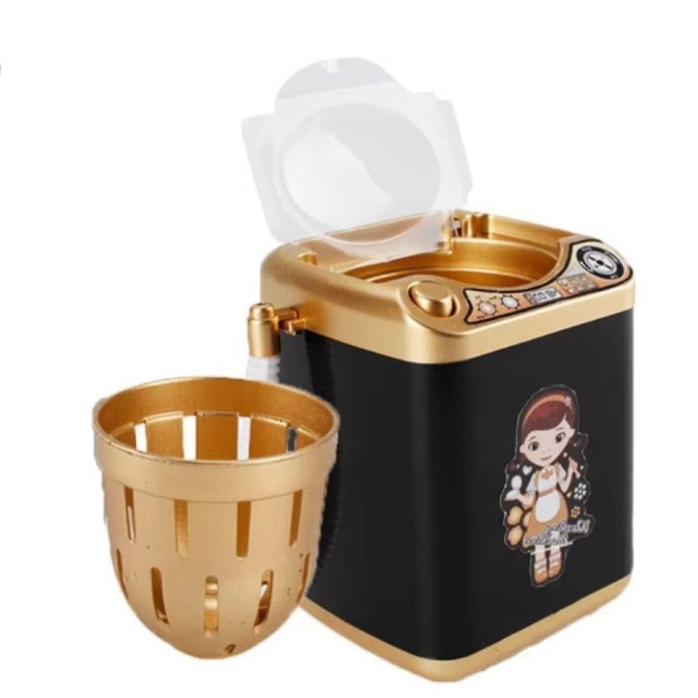 with Light Mini Electric Washing Machine Simulated Electric Dehydration Washer For Children