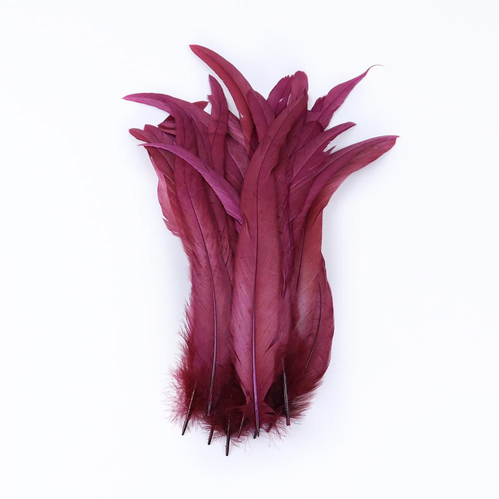 100 шт. 25-40 см / 10-16 дюймов Перья петушиного хвоста оптом Натуральные перья Большой фазан Петух Одежда Ювелирные аксессуары Декор для вечеринки