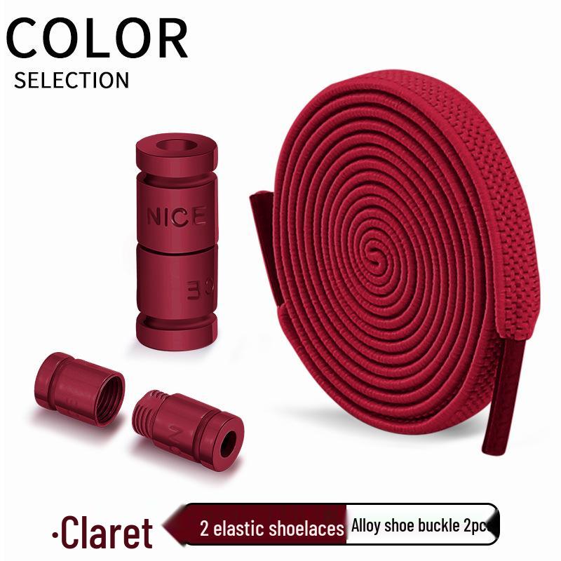 Green No-Tie Elastic Shoelace Buckle - Easy Fit for Men, Women & Children