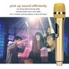 ASHATA Wireless Handheld Microphone 1-to-1 Outdoor Audio TV Karaoke Conference Performance Home KTV Party Gold
