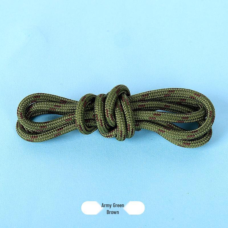 Round Non-Slip Durable Shoelaces for Martin Boots - Vertical Stripes for Outdoor Shoes