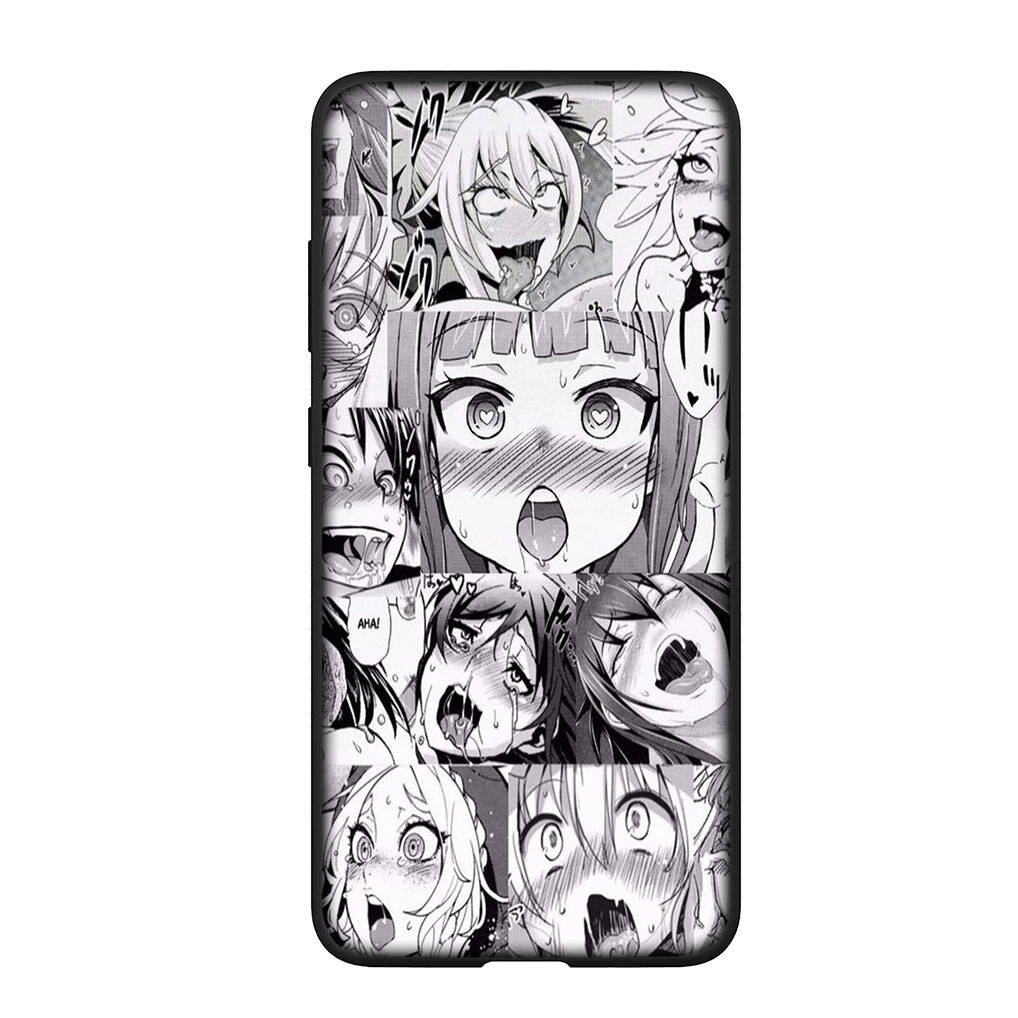 Для iPhone 17 16 15 Xiaomi Poco F7 F8 X7 X6 C85 C75 C71 M8 Redmi Note 14 13 12 Pro Max 14C 13C 15C A3 A4 Чехол Ahegao Харадзюку Аниме Девушка Ваифу Обложка