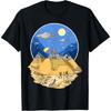Ancient Egyptian Pyramids Aliens Space UFO Science Fiction T-Shirt