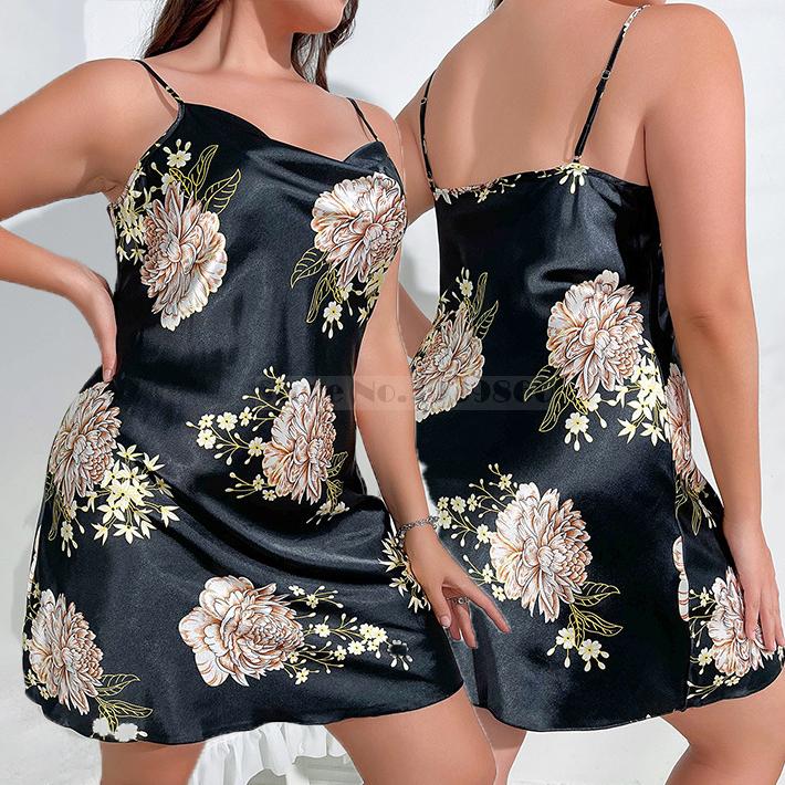 Весенне-летний халат с цветочным принтом, подтяжки, пижама, женское кимоно, халат, платье, свободный атласный домашний халат